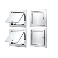 Plaque de couverture décorative murale personnalisée en acier inoxydable 304 pour panneaux d'accès, conduits muraux CVC et boîtes électriques – Entretien