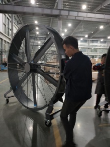 Ventilador Industrial Grande de Pie HVLS Eléctrico a Prueba de Agua de 1KW y 2m con Motor PMSM de 110V/120V - Product Image 5