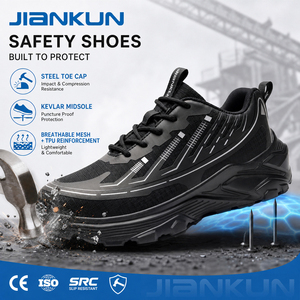 Zapatos de Seguridad con Puntera de Acero Estilo Deportivo JIANKUN para Hombre, Antipinchazos, Antideslizantes, Resistentes al Desgaste, Ligeros, <span class=keywords><strong>Zapatillas</strong></span> de Trabajo Industriales - Product Image 2