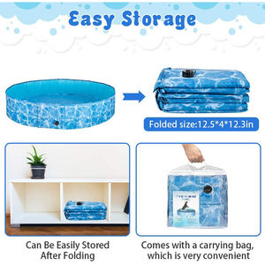 कुत्तों के लिए गर्म inflatable पूल पालतू जानवरों के लिए पालतू स्नान राउंड लाउंज पंजे पालतू कुत्ते हड्डी के आकार के कुत्ते पैडलिंग पूल - Product Image 5