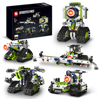 Nuevo Robot Programable con Control Remoto STEM para Cinegrafistas, Tanque 5 en 1 de Plástico ABS, Juguete Modelo con Certificación CPC, Rompecabezas de Ensamblaje Creativo