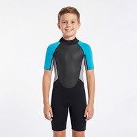 Combinaison de surf unisexe noire et bleue, épaisse et chaude, 3 mm d'épaisseur, résistante au froid et adaptée au snorkeling