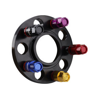 Car Wheel <b>Spacer</b> 5x112 M14x1.5 Black Aluminum Alloy For Audi Volkswagen Retrofit Upgrade - Product Image 3