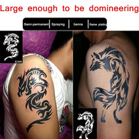 Vente chaude PVC Corps Décoration Henné Pochoirs Autocollant Temporaire Glitter Tatouage Pochoir Papier Art Dessin Mehndi Pochoirs