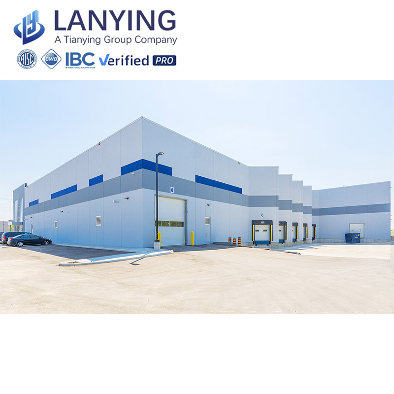 Modern Industrial-Style Prefab Warehouse for Sale for Workshops Light-Design Feature