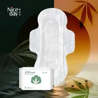 Органические промышленные менструальные прокладки Niceday из конопли, ультратонкие освежающие мягкие гигиенические прокладки