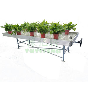 रोलिंग बेंच के साथ 8 फीट बड़ा ग्रीनहाउस हाइड्रोपोनिक बाढ़ टेबल - Product Image 3