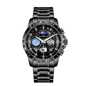 Montre à quartz <span class=keywords><strong>pour</strong></span> homme de marque haut de gamme, mode, affaires, étanche, avec date, multifonctionnelle - Product Image 6