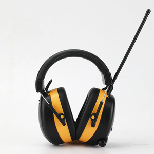 デジタルディスプレイBluetoothノイズキャンセリングヘッドフォンFM/AM/DABラジオモーイング聴覚保護音隔離ゲームイヤーマフ - Product Image 5