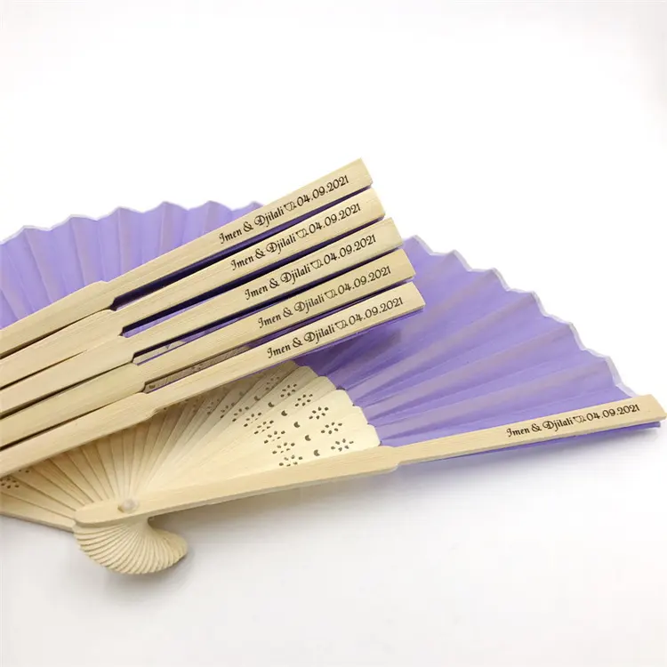 Özel Diy boş kağıt yelpaze 7 inç taşınabilir el Fan boyama beyaz renk yelpaze