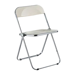 白プラスチック折りたたみPlia Folding Chairs