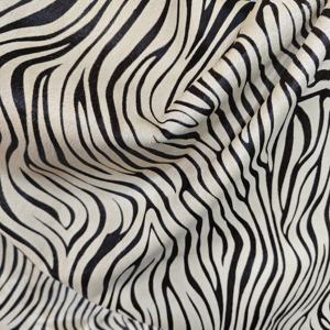 Stampa Zebra modello animale vera <span class=keywords><strong>pelle</strong></span> di mucca con <span class=keywords><strong>capelli</strong></span> su vera <span class=keywords><strong>pelle</strong></span> di cavallo - Product Image 3
