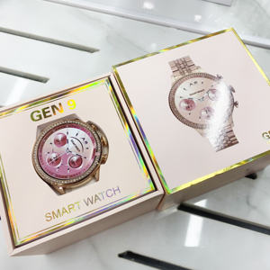 GEM 9 2 correas 1,28 pulgadas Mujeres Reloj inteligente 2024 Montre Reloj inteligente Mujer BT Call Mujer Smartwatch para mujeres damas - Product Image 3