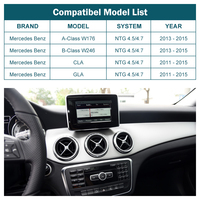 Système Road Top Mirror Link AirPlay NTG4.5 NTG4.7 CarPlay sans fil pour Mercedes Benz Classe A W176 Classe B W246 CLA GLA 2013-2015