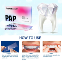 Bandes blanchissantes professionnelles pour les dents, bandes blanchissantes PAP, bandes blanchissantes pour dents sensibles, logo personnalisé, approvisionnement en gros