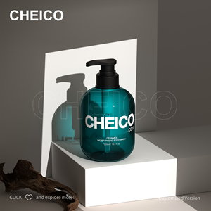 ขวดพลาสติก PET เงา ความจุขนาดใหญ่ รูปทรงพิเศษ ใช้สำหรับโลชั่น แชมพู ครีมนวดผม เจลอาบน้ำ - Product Image 1