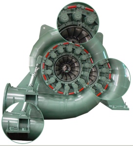 5000kw мини портативный низкая головка водяной турбины - Product Image 2