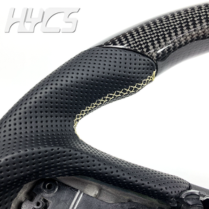 Volante Deportivo Personalizado de Fibra de Carbono y Cuero para el Interior del Automóvil, Apto para <span class=keywords><strong>Cadillac</strong></span> XT6 XT5 CT6 <span class=keywords><strong>Escalade</strong></span> - Product Image 4