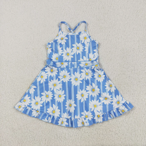 Robes de sport pour bébés filles, à bretelles, pour yoga, athlétiques, longueur genou - Product Image 2