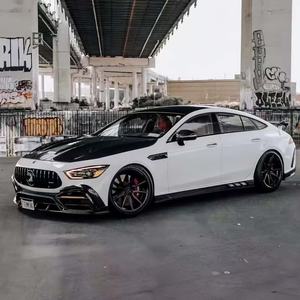 Kit carrosserie BTC en fibre de carbone pour Mercedes-Benz <span class=keywords><strong>AMG</strong></span> <span class=keywords><strong>GT</strong></span> <span class=keywords><strong>43</strong></span> 53 63 X290 TOP Car Style Pare-chocs avant arrière Spoiler Grille Jupes latérales - Product Image 1