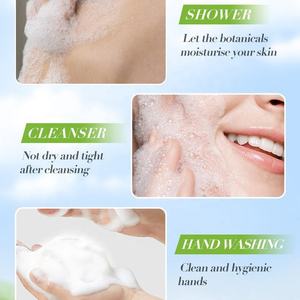 Savon Solide au <span class=keywords><strong>Lait</strong></span> <span class=keywords><strong>de</strong></span> Chèvre Bio 100g <span class=keywords><strong>Nettoyant</strong></span> Doux pour le Corps, le Visage et les Mains avec Huiles Essentielles Nourrissantes - Product Image 2