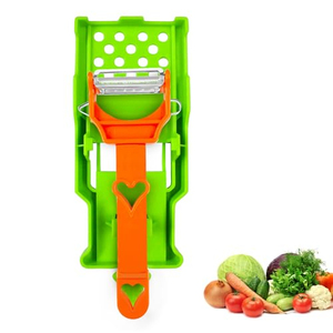 Éplucheur de légumes 3-en-1 en forme de Y avec lame dentelée pour julienne |   Éplucheur de fruits et de pommes de terre PP Kitchen |   Accessoires de cuisine, gadgets de cuisine - Product Image 5