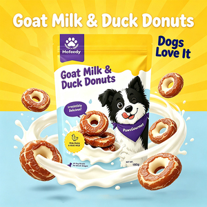 Friandises pour chiens, viande séchée de canard, beignets au lait de chèvre, bâtonnets à mâcher pour animaux, nettoyage des dents pour chiots, récompenses d'entraînement pour jeunes chiens - Product Image 1