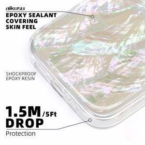Étui personnalisé Aikusu en nacre de coquillage pour iPhone 17 16 15 14 13 Pro Max - Product Image 2