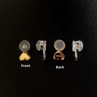 Rehausseurs d'oreilles en silicone, attaches en caoutchouc pour boucles d'oreilles tombantes, boucles d'oreilles lourdes et clous d'oreilles