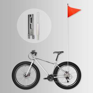 Безопасный велосипедный флаг с велосипедным столбом - Product Image 5