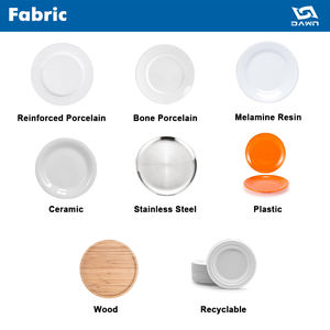 Vaisselle en porcelaine blanche personnalisée avec logo du fabricant, vente en gros, personnalisation personnalisée, assiettes en <span class=keywords><strong>céramique</strong></span>, vaisselle de table - Product Image 3
