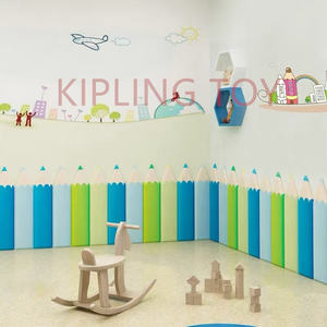 クレヨンデザイン壁パネル壁パディング子供用壁紙幼稚園 - Product Image 3