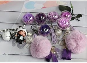 Regalo di san valentino naturale speciale regalo di san valentino <span class=keywords><strong>portachiavi</strong></span> fiore <span class=keywords><strong>portachiavi</strong></span> fiore fiore secco <span class=keywords><strong>portachiavi</strong></span> - Product Image 5