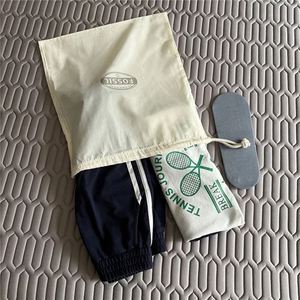 Custom Logo Printing Cotton Flannel Dust Bag for Handbag Soft Flannel Shoe <b>Clothes</b> Packaging Pouch - Product Image 5
