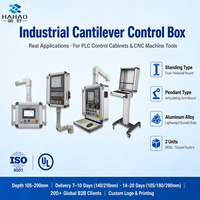 Support en acier inoxydable pour système IP54 pour panneau de commande HMI, boîte de commande cantilever