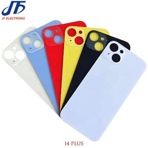 Remplacement de fenêtre arrière grand trou pour <span class=keywords><strong>iPhone</strong></span> <span class=keywords><strong>14</strong></span> Plus <span class=keywords><strong>14</strong></span> <span class=keywords><strong>Pro</strong></span> <span class=keywords><strong>Max</strong></span> porte de couverture de batterie de panneau de verre arrière - Product Image 5
