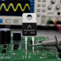 Diode de récupération rapide FR20U40C2, 20A/400V, haute tension, haute intensité, en carbure de silicium, Schottky, montage en surface, tube unique