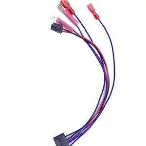 Customize Cable Wiring Harness 2PIN 4PIN 6PIN 8PIN Housing Connector Automotive OEM Cable O Ring Terminal Wire Manufacturer