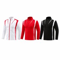 Veste technique robuste bleue pour homme, col montant, fermeture éclair, coupe ajustée, vêtement d'extérieur performant pour l'entraînement et la randonnée, OEM