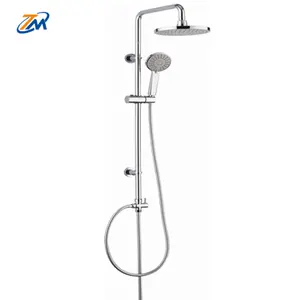 TM-1106 CIXI 3 Function Chrome Rainfall Shower Set Bathroom Fitting Rain Shower Column Set Rainfall Shower Set