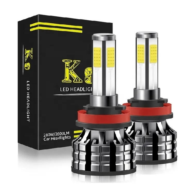 Auto Lighting System K9 Led Headlights 10000 Lumens 4 Side Led Headlight H4 H7 H11 9005 Car Led Light Customized