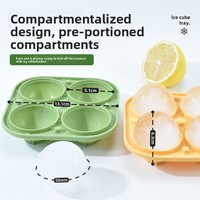 Moule en silicone alimentaire 4 cavités en forme de pucks de hockey, antiadhésif, écologique et compatible lave-vaisselle, pour la pâtisserie
