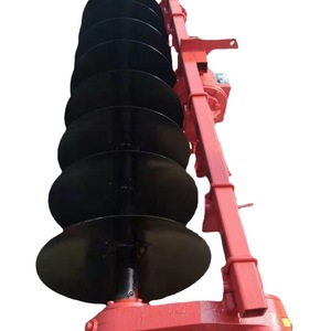 Disc Plough 4 Row Red Farm <b>Cultivator</b> High Productivity Gearbox Drive - Product Image 5