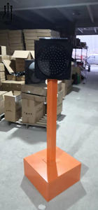 Luz de Advertencia Intermitente Ámbar de 12 Pulgadas, Alimentada por Energía Solar, para Carreteras, Venta al por Mayor de Fábrica - Product Image 4