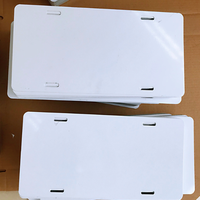 Plaque d'immatriculation personnalisée 3D pour moto et voiture avec feuilles en plastique, couleur et logo personnalisés