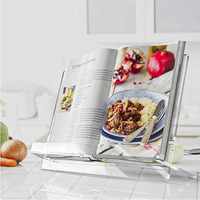 2022 nouveau Design pliable étagère Table Top Lucite Shtender debout acrylique livre stands
