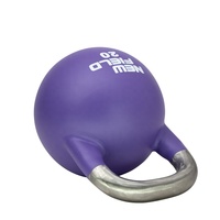 Kettlebells de compétition Shandong 20 kg pour la gym, poignée polie à la main, équipement d'entraînement de force pour athlètes compétitifs
