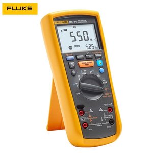 มัลติมิเตอร์วัดฉนวนไฟฟ้าดิจิตอล Fluke 1587Fc 1000V เมกะโอห์มมิเตอร์อิเล็กทรอนิกส์ 5 ช่วงการวัด - Product Image 1