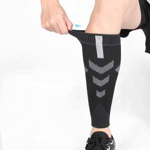 Protège-tibias tricotés sans orteils, protège-tibias de football, sangle de jambe, manchon de compression pour mollet, protège-tibias de football - Product Image 4