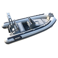 Bateau de pêche Zodiac RIB420 en PVC/Hypalon/Orca, 14 pieds, bateau pneumatique rigide en aluminium SP à vendre